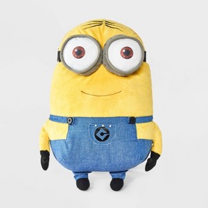 Boys' Minions 14" Plush Backpack - Yellow - 1 of 4