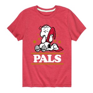 Boys' - Peanuts - Pals Short Sleeve Graphic T-Shirt - 1 of 4