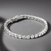 Ross-Simons 15.00 ct. t.w. CZ Tennis Bracelet in Sterling Silver - 4 of 4
