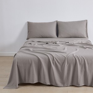 Soft & Cooling TENCEL Lyocell & Linen Blend Sheet Set - Great Bay Home - 1 of 4