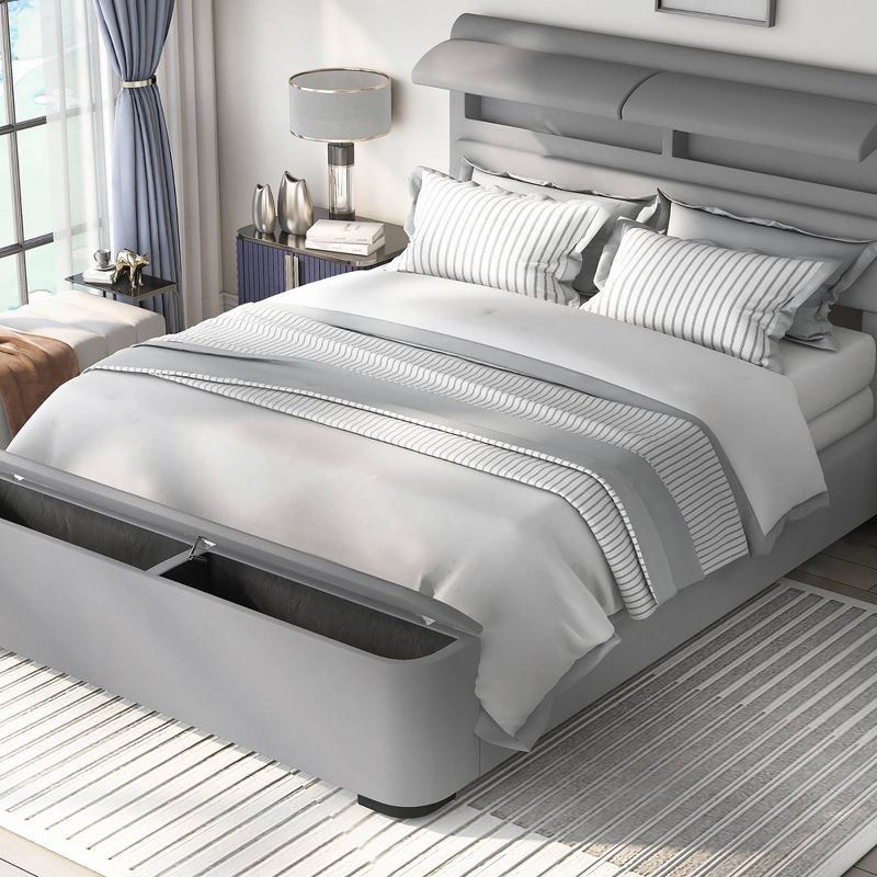 Nirlen Upholstered Bed with Storage - HOMES: Inside + Out, 3 of 9
