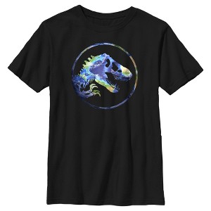 Boy's Jurassic World Earth Day T. Rex Logo T-Shirt - 1 of 4