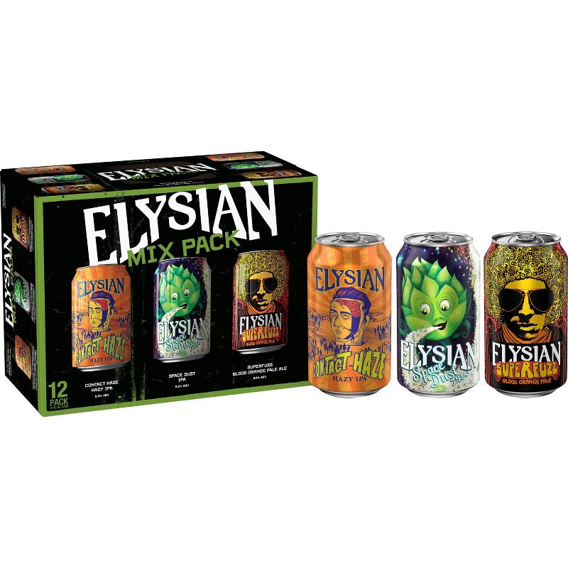 Elysian Brewing Variety Mix Pack - 12pk/12 fl oz Cans, 1 of 10