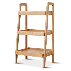 LIVAREEmlen 3-Tier Simple Bookcase,Premium Storage Organizer for Living Room, Bedroom, Hallway, Patio, Kitchen - 1 of 4