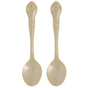 Fino 4.5-Inch Traditional Design Gold Plated Demi Spoon - 1 of 4