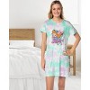 Disney Women's Chip 'n Dale: Rescue Rangers Gadget Nightgown Pajama Shirt Multicolored - 4 of 4