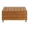 Alaterre Furniture Barton Eucalyptus Wood Outdoor Coffee Table with Storage Brown - 4 of 4