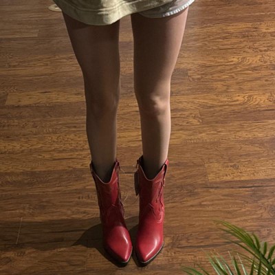 Target red outlet cowgirl boots