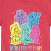 Boys' - Monster High - Pastel Character Group Short Sleeve Graphic T-Shirt - 2 of 4