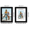 Americanflat Picture Frame with Oval Mat Insert and Shatter-Resistant Glass - Signature Collection - Photo Frame for Wall Display - 2 of 4