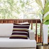 18"x18" Deny Designs Color Poems Retro Stripe Square Outdoor Throw Pillow Red - 2 of 4