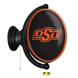 College Oval Rotating Lighted Wall Sign - 1 of 4