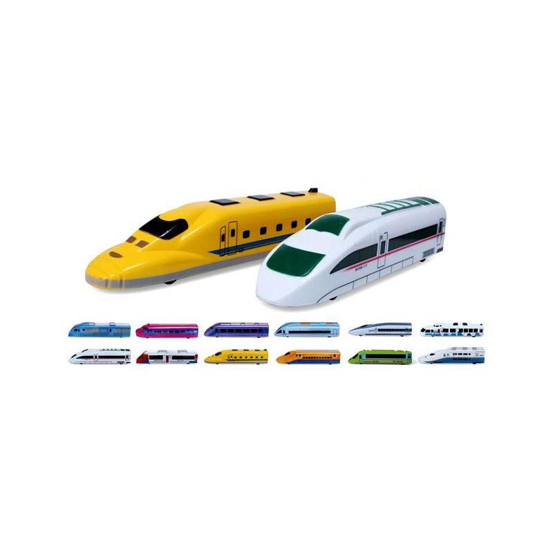 Link Worldwide Ready! Set! Play! Set Of 12 Pull Back Powered Toy Trains Vehicles, 1 of 5