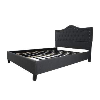 Queen Dante Upholstered Traditional Bed Frame - Christopher Knight Home