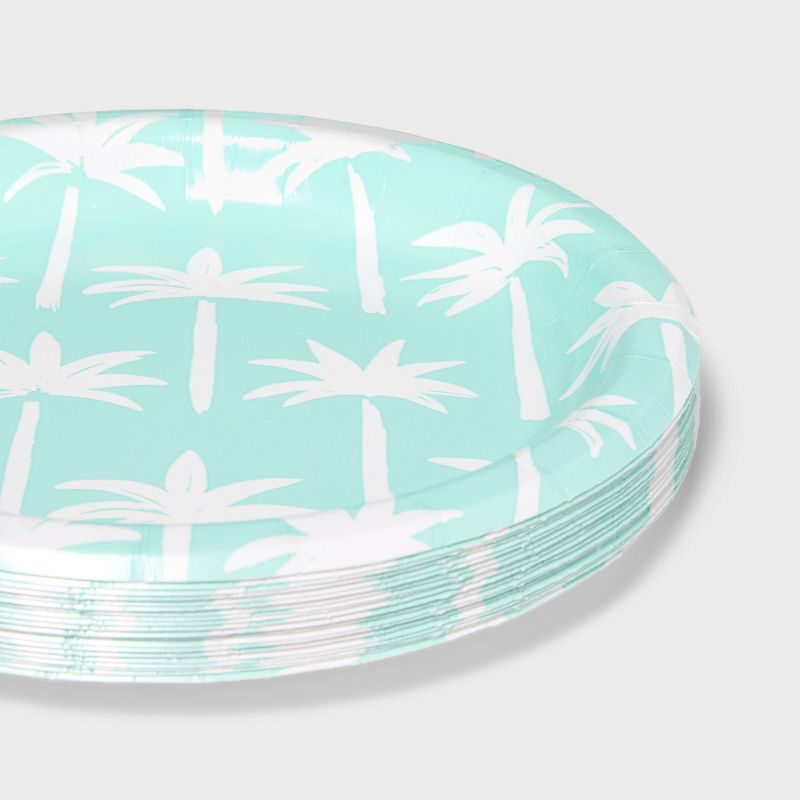 20ct 6.75&#34; Paper Snack Plates Palm Tree - Sun Squad&#8482;, 3 of 4