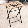 The Lakeside Collection Lodge Folding Tables - Bear - image 3 of 4