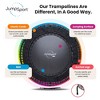 JumpSport 550 Workout Rebounder for Adults, 44" | PRO CE | Mini Exercise Fitness Trampoline | Black - 2 of 4