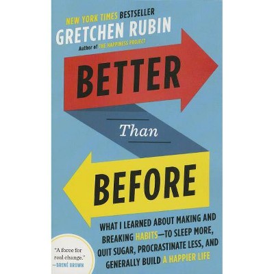 Better Than Before - by  Gretchen Rubin (Paperback)