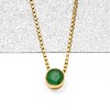 Ross-Simons 0.50 Carat Emerald Necklace in 18kt Gold Over Sterling Size - 3 of 4