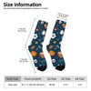 Sports Pattern Women Printed Crew Socks Funny Funky Socks Soft Polyester Novelty Gifts for Artists Men - 2 of 4