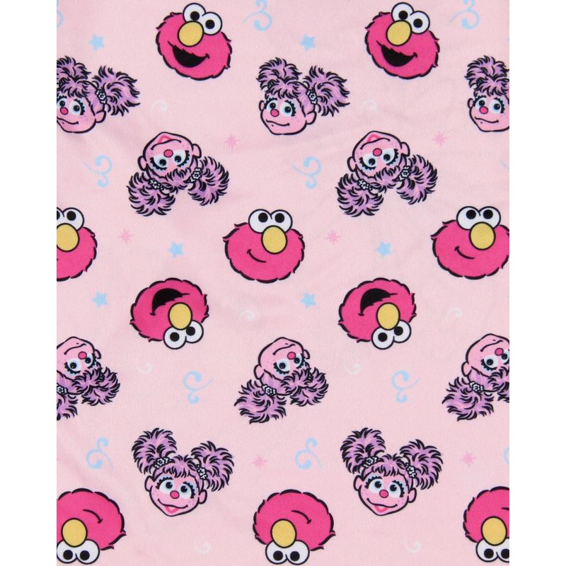 Sesame Street Girls' Twinkle Out Elmo Abby Cadabby Sleep Pajama Dress Nightgown Pink, 5 of 6