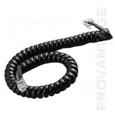 Walker Phone Cable - 15 ft Phone Cable for Phone - RJ-11 Male Phone - Black