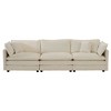 NicBex Couches for Living Room Comfortable Single Deep Seat Sofa Chenille Upholstered Armchair 1 Seater Reading Chair With 1 Pillow for Bedroom - 2 of 4