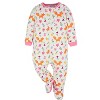 Onesies Brand Baby Girls' Long Sleeve Sleep 'N Plays - 4-Pack - image 2 of 4