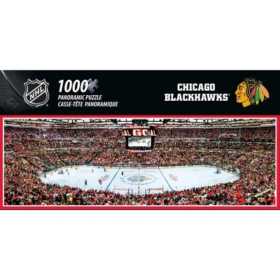 MasterPieces NHL Chicago Blackhawks 1000 Piece Stadium Panoramic Puzzle