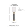Capital Lighting Bleeker 1 - Light Wall Light in  Aged Brass/Black - 4 of 4