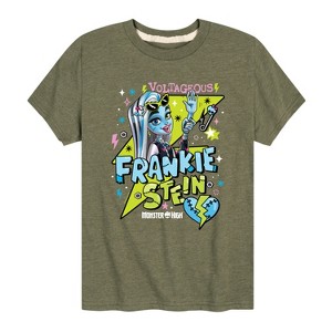 Boys' - Monster High - Frankiestein Voltageous Short Sleeve Graphic T-Shirt - 1 of 4