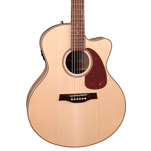 Seagull Performer CW Mini-Jumbo HG Presys II Cutaway Acoustic-Electric Guitar Natural - 1 of 4