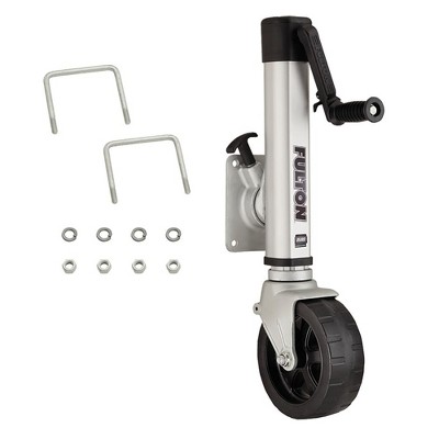 Fulton 1413040134 1,600 Pound Lift Capacity Versatile Bolt/Weld On F2 Trailer Tongue Jack for Marine, Utility, and Recreational Uses, Wide Track