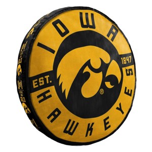 15'' NCAA Iowa Hawkeyes Cloud Pillow: Sports Team Logo Plush - 1 of 3
