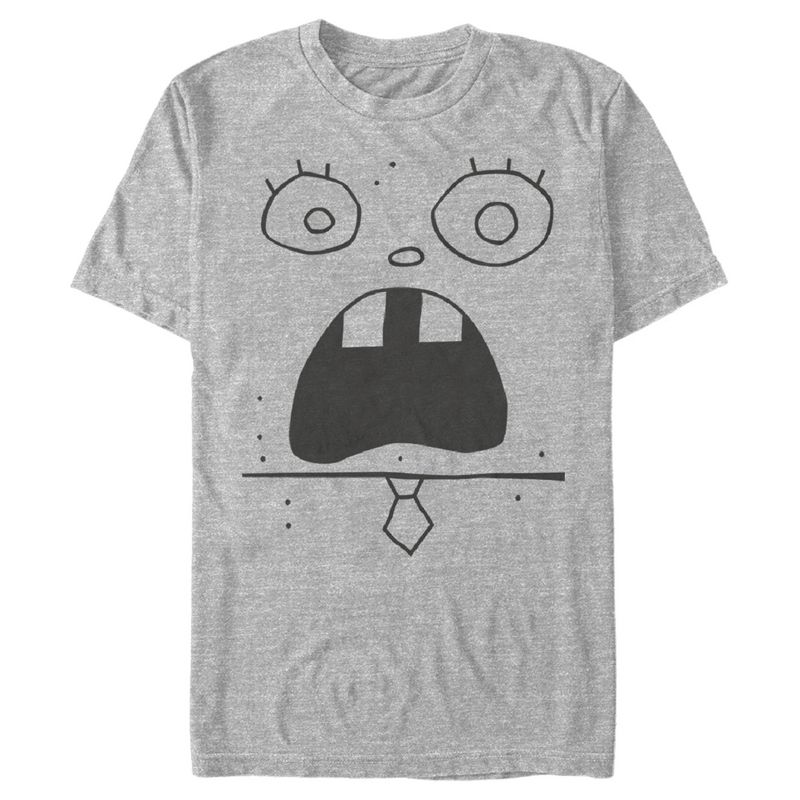 Men's SpongeBob SquarePants DoodleBob Expression T-Shirt, 1 of 6