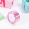 Unique Bargains Ribbons for Crafts Wide Satin Grosgrain for Wreaths & Crafts Polyester Cameo 866.14"x1.57" 1 Pc - 2 of 4