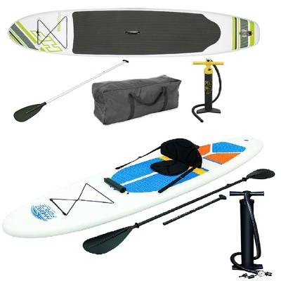 Bestway Inflatable Hydro Force Wave Edge Stand Up Paddle Board (Green, White)