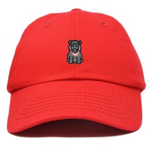 Dalix Hippo Embroidered Cotton Dad Hat Cute Animal Design Adjustable Baseball Cap for Everyday Wear Womens - 1 of 4