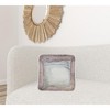 HomeRoots Set Of Two  Blush Natural Sheepskin Square Pillows - 2 of 4