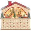 HOMCOM Advent Calendar with 24 Drawers Countdown to Christmas, Lighted Wooden Advent Calendar, Battery Operated for Holiday Decoration - 4 of 4