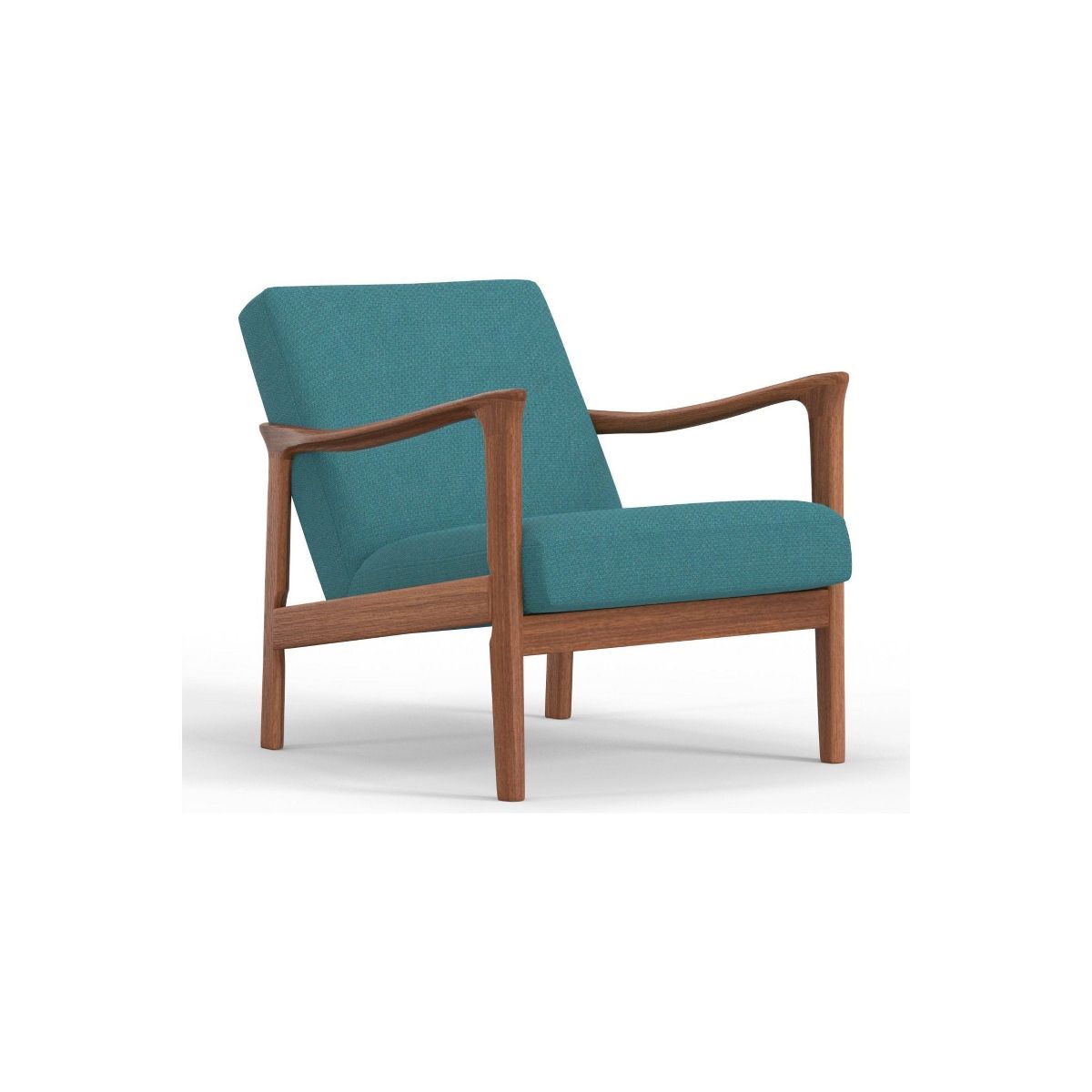 Zephyr Lounge Chair in Turquoise | Alpine Furniture - thumbnail 2