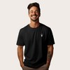 Dalix Astronaut Embroidered Relaxed Heavy Soft Cotton T Shirt Mens - 3 of 4