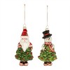 Glass Santa and Snowman Christmas Tree Ornament (Set of 12) - 3 of 3