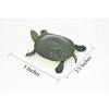 Collectible Wildlife Gifts | Turtle Toy, Red Eared Slider, Museum Quality Rubber Figure, Model, Animal, Hand Painted,       5"     CH122 BB97 - 2 of 4