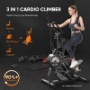 YOSUDA Pro Cardio Climber Stepping Elliptical Machine, 3-in-1 Elliptical Machine Stair Stepper Trainer with 16 Resistance - 2 of 4