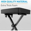 Pyle Adjustable Keyboard Bench - Padded Seat, X-Style Foldable, PKST52 - 4 of 4