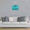 Big Dot of Happiness Teal Pumpkin - Hanging Porch Halloween Allergy Friendly Trick or Trinket Outdoor Decorations - Front Door Decor - 1 Piece Sign - 3 of 4