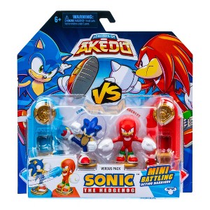 Legends of Akedo x Sonic the Hedgehog vs Knuckles Mini Figure Set - 2pk - 1 of 4