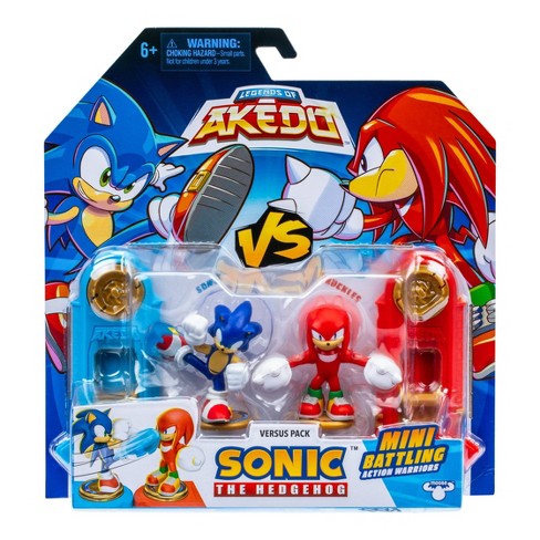 Legends of Akedo x Sonic the Hedgehog vs Knuckles Mini Figure Set - 2pk - image 1 of 4