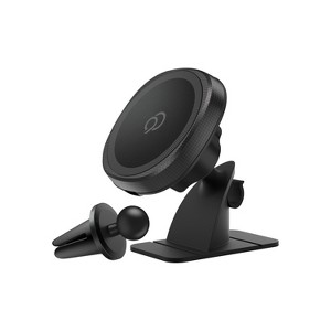Nimbus9 Wireless Charging Magnetic Vent/Dash Phone Mount Kit - Black - 1 of 4